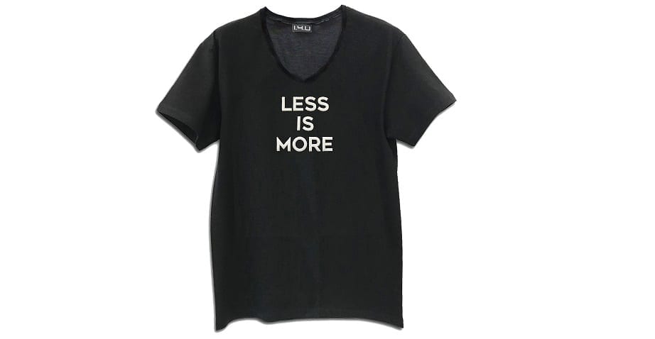 Less is More. Cotton Print T-shirt t-shirt | 1.4.U® Official Store ...