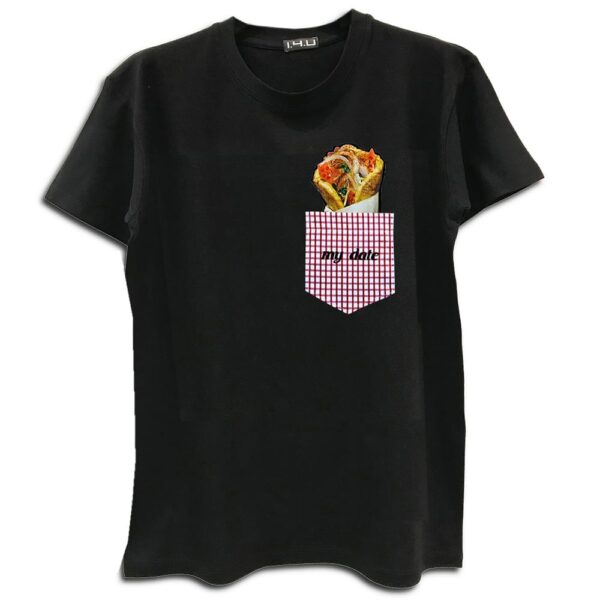 14u χειροποίητη μπλούζα σουβλάκι πιτόγυρο κεντημένη Swarovski αντρίκο γυναικείο unisex t-shirt ελληνικό παραδοσιακό φαγητό
