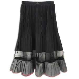 rlx.017 14u ρούχα αξεσουάρ φούστα γυναικεία γυναίκα χειροποίητη άνοιξη καλοκαίρι πολυτελείας μαύρη
