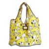 14u hellenic greek fashion brand clothes accessories Shopping bag Foldable Strong Eco Eco friendly Print Colorful Large Lightweight Smart Grocery Gym snoopy yelow