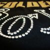 14u ρούχα αξεσουάρ μπλούζα Golden Boy ανδρικό γυναικείο unisex t shirt κεντημένο κρυσταλα swarovski πολυτελείας κρίση