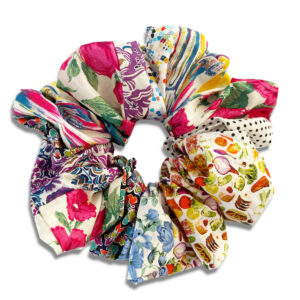 14U-Greek-fashion-Brand-Clothes-Accessories-Gifts-handmade-scrunchies-cotton-silk-modern-seventies-flowers multicolor (2)