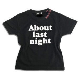 K231 14u-Ρούχα-Αξεσουάρ-unisex-παιδικά-αγόρια-κορίτσια-χειροποίητο-t-shirt-μοναδικό-Λογότυπο-Εκτπύπωση-Στάμπα About Last Night