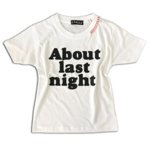 K231 14u-Ρούχα-Αξεσουάρ-unisex-παιδικά-αγόρια-κορίτσια-χειροποίητο-t-shirt-μοναδικό-Λογότυπο-Εκτπύπωση-Στάμπα About Last Night