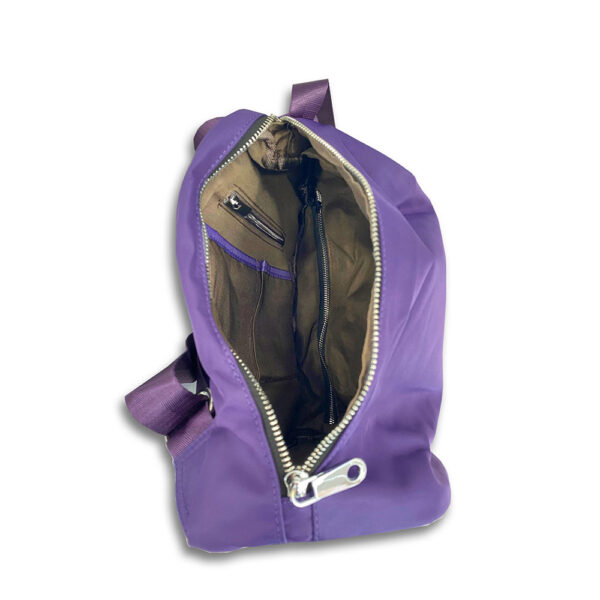 DST.B.1001 14u Ελληνική Εταιρεία Ρούχων Αξεσουάρ Άνετη Νάιλον Εξαιρετικής ποιότητας minimal αδιάβροχη τσάντα πλατης με πλαινά φερμουάρ