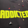 14u ADDICTED ρούχα αξασουάρ unisex άντρας γυναίκα χειροποίητο t-shirt κεντημένο swarovski
