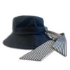 DST.H.07 1.4.U Ελληνική Εταιρεία Ρούχων και Αξεσουάρ Βαμβακερό Bucket καπέλο με Εμπριμέ Κορδέλα
