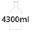 4300ml