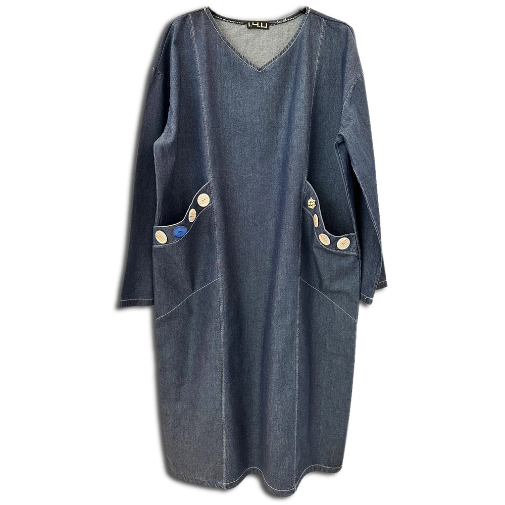 14u-clothes-accessories-hellenic-greek-brand-instagram-14u_official-Are Oversized Denim Long Sleeve Dress (2)