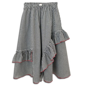 14u-clothes-accessories-hellenic-greek-brand-instagram-14u_official-Fusari Gingham Midi-Skirt with ruffles