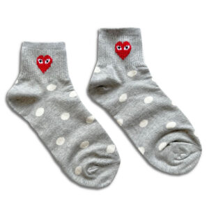 14u-clothes-accessories-hellenic-greek-brand-instagram-14u_official- Heart Ankle Cotton Socks