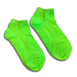 14u-clothes-accessories-hellenic-greek-brand-instagram-14u_official-Neon Green Cotton Blend Sneaker Socks