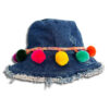 1.4.U Ελληνική Εταιρεία Ρούχων Αξεσουάρ instagram-14u_official-Luna Park Τζιν Bucket Καπέλο