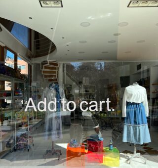 Add to cart. The best thing you can do. 🫶🏻

#fashion #design #gifts #addtocart #conceptstore #store #14Uofficial #windowdisplay #ss2023 #ss22 #typography #arial #cool #spring